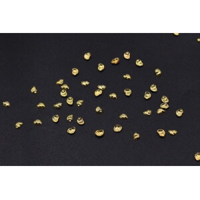 ネイルパーツ メタルパーツ 貝殻 2.1×3mm ゴールド【約500ヶ】