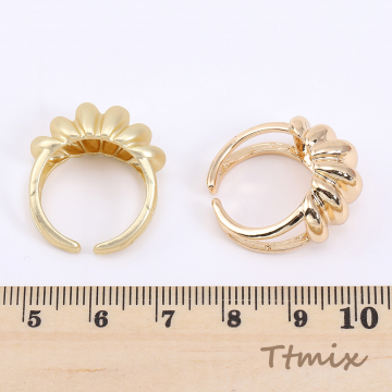 ファッションリング 指輪 デザインリングNo.15 幅約11.5mm【2ヶ】