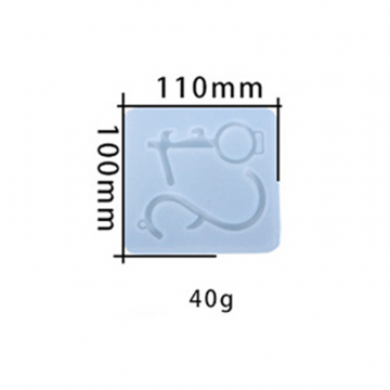シリコンモールド　DIY　非接触 ドアオープナー　エポキシモールド 110×100mm　(2ヶ)