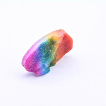 天然石パーツ 楕円形 虹色 （1ヶ）