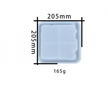 シリコンモールド DIY パズルケース型 205×205×17mm ハンドメイド用 （2ヶ）