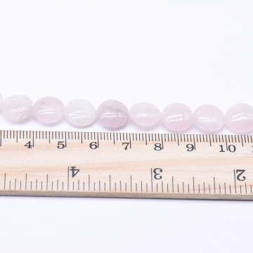 天然石ビーズ ピンククォーツ 円形 10mm 1連(約40ヶ）
