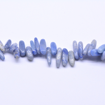 天然石ビーズ メノウ ミックス カラフル 不規則 ナゲット  ブルー【10連（1連約35cm）】
