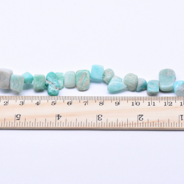 天然石ビーズ   ミックス カラフル 不規則   ラライトブルー 10連（1連約38cm）】