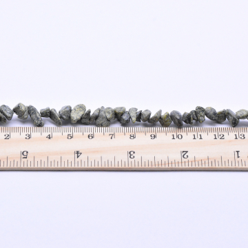天然石ビーズ   ミックス カラフル 不規則  グレー10連（1連約86cm）】