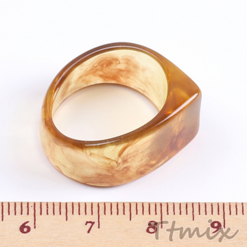 樹脂リング 指輪 幅約13mm（1ヶ）