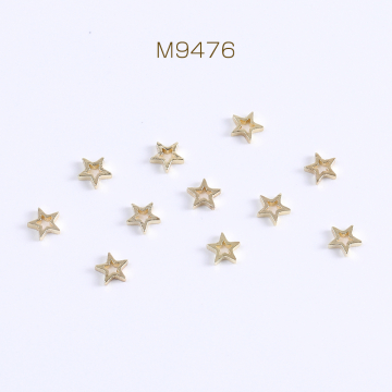 フレームパーツ 星形 4×4mm ゴールド（15ヶ）