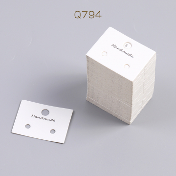 アクセサリー台紙 シンプル ラッピング台紙 ピアス台紙 イヤリング台紙  3.2×4.2cm（約200枚）