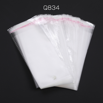 OPP袋 透明テープ付き 1穴 9.5×21.6cm（100枚）