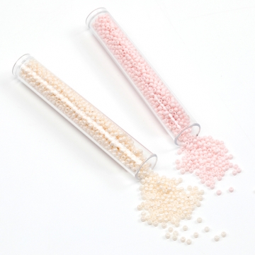 ガラスシードビーズ beads 刺繍ビーズ 極小ビーズ ガラスビーズ 丸小ビーズ ボトル入り 約2mm（1本約600ヶ）