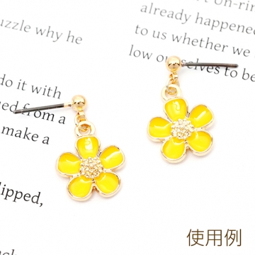 カン付き丸玉ピアス メタルピアス 銅製 約3mm（8ヶ）