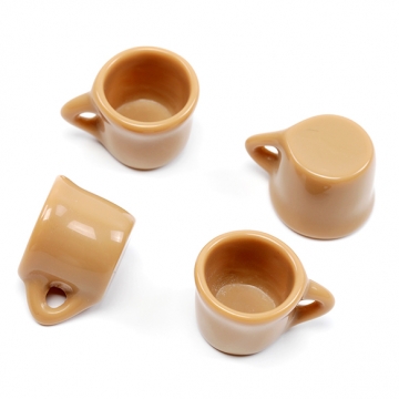 ミニチュアサンプルパーツ 樹脂パーツ カップ ミニ 置物 可愛い アクセサリー 約17×20mm（2ヶ）