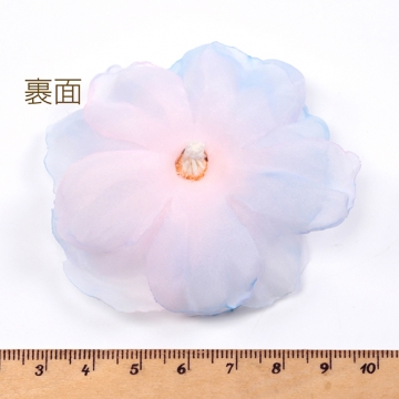 フラワーパーツ 牡丹 花 服飾パーツ 貼り付けパーツ 約7cm（2ヶ）