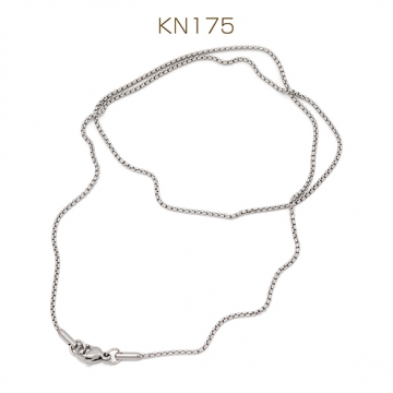 ステンレスネックレス 高品質 デザインチェーン 電気メッキ加工 SUS304 長さ約50cm(幅約1.5mm)（1本）