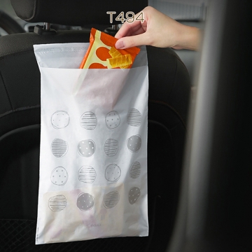 車用ゴミ袋 トラベル用ゴミ袋 粘着式 シームレス収納ポケット お出かけ便利 使い捨て社内収納（30ヶ）
