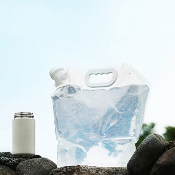 給水袋 注ぎ口付き 防災グッズ 非常用給水袋 飲料水袋 アウトドア 大容量 ウォーターバッグ キャンプ 旅行 スポーツ （1ヶ）