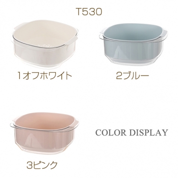 水切りかご 厚手プラスチックキッチン 洗い桶 家庭用二層排水バスケット野菜バスケット(1ヶ)