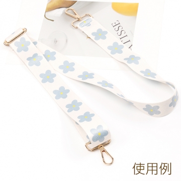 ナスカン金具 回転カン付き バッグベルト用留め金具 平紐用 キーホルダー金具 フックカン 約24×42mm（2ヶ）
