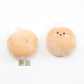 クッションパーツ ポテト おいも マスコット ぬいぐるみ デコパーツ 貼付け可 縫付け可 約7×8cm（1ヶ）