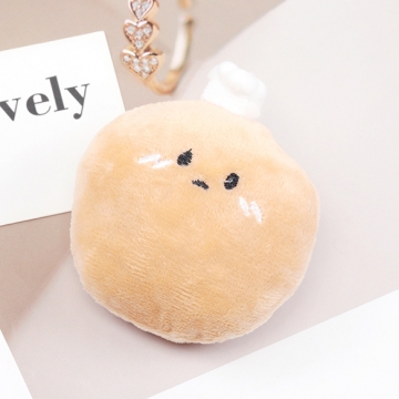 クッションパーツ ポテト おいも マスコット ぬいぐるみ デコパーツ 貼付け可 縫付け可 約7×8cm（1ヶ）