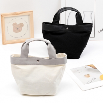 トートバッグ マグネットホック おでかけ お散歩 買い物 サブバッグ 収納ポーチ 約18×21×33cm（1ヶ）