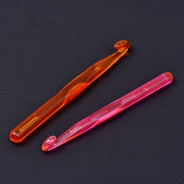 かぎ針 カラフル 太めフック 編み物 編み針 手作り マフラー あみぐるみ 長さ約14cm（1ヶ）