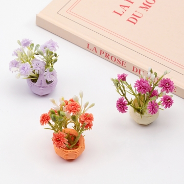 ミニチュア フラワー お花 フラワー 植物 装飾 小物 インテリア 樹脂パーツ 約26×50mm（2ヶ）