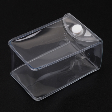 PVCポーチ 穴あき ビニール クリア  推し活 ぬいぐるみ キーホルダー制作におすすめ 約4.7×6×8.6cm（1ヶ）