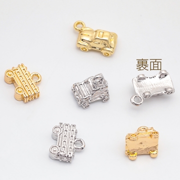 くるまチャーム 車 ミニカー ミニチュア 乗り物チャーム メタルチャーム 全6種（6ヶ）