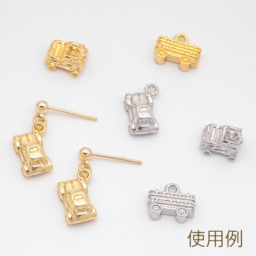 くるまチャーム 車 ミニカー ミニチュア 乗り物チャーム メタルチャーム 全6種（6ヶ）