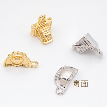 カメラチャーム カメラ 一眼レフ 写真 ミニチュア メタルチャーム 全4種（6ヶ）