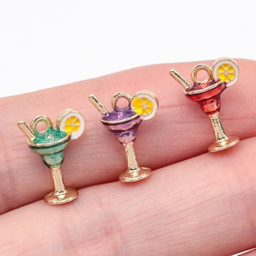 エポチャーム ドリンクモチーフ ドリンクチャーム 飲み物チャーム ドリンクパーツ 1カン 約9×13mm (2ヶ)