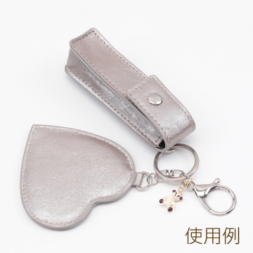 チャーム付きキーホルダー 可愛い パン スイーツ いぬ テディベア エポチャーム付き カニカンキーホルダー 全5種（1ヶ）