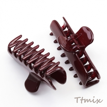 バンスクリップ フレンチ風 シンプル 大きめ 万能ヘアクリップ ヘアアレンジ ヘアアクセサリー 約5×11cm（1ヶ）