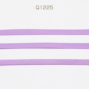 テープリボン 細め パープル 紫色 飾り 服飾資材 手芸材料 ラッピングリボン 約5mm（5m）