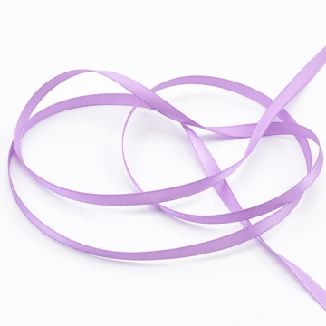 テープリボン 細め パープル 紫色 飾り 服飾資材 手芸材料 ラッピングリボン 約5mm（5m）