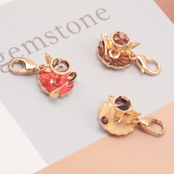 カニカン付きチャーム コーヒーカップ 紅茶 カフェ ドリンク 飲み物 スマホチャーム マスクチャーム ストラップ（1ヶ）