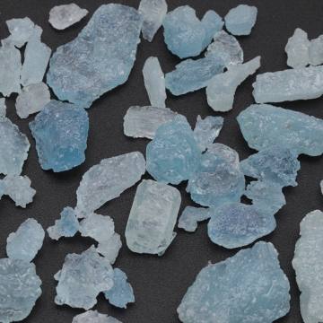穴なし天然石さざれ 不規則 アクアマリン アクセサリー制作におすすめ（10g）