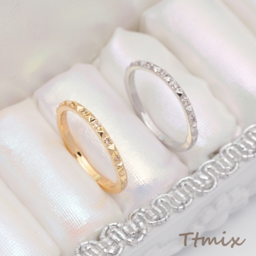 ファッションリング 細め 指輪 ピンキーリング オープンリング サイズ調整可 内径約16mm(幅約1.7mm)（1個）