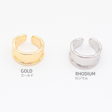 イヤーカフ 縁あり シンプル ピアスホール不要 片耳 両耳 耳飾り メタルイヤーカフ 約7×12mm（1ヶ）