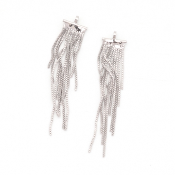 チェーンチャーム ロングチェーン チェーンタッセル メタルチャーム 約40mm（1ヶ）