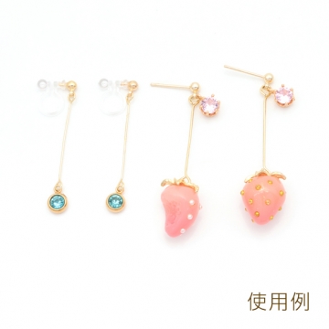 両サイド9ピン スチール製 両端カン付き9ピン コネクターパーツ メタルパーツ 約0.5×40mm（10ヶ）