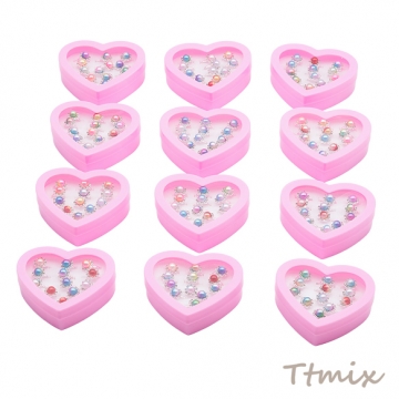 キッズ用リング ランダム パール風 子ども用 おもちゃの指輪 オープンリング 外径約17mm内径約15mm（1ケース）