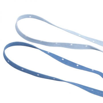 リボンテープ 水玉 ドット柄 アクセサリー用副資材 飾り 服飾資材 手芸材料 約10mm（5m）