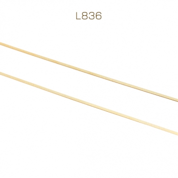 ステンレスチェーン フラット ネックレス・ブレスレット用 ハンドメードチェーン メタルチェーン 約1.8mm（1m）