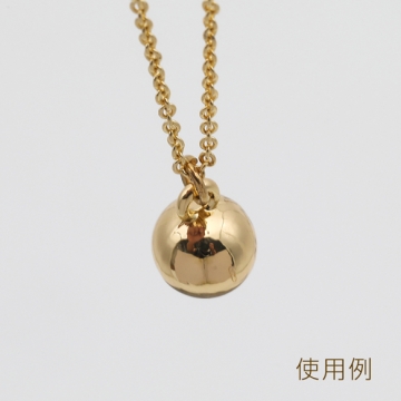 メタルチャーム ボールチャーム シンプル 合金 ラウンドボール アクセサリーパーツ 約8×11mm (4ヶ)