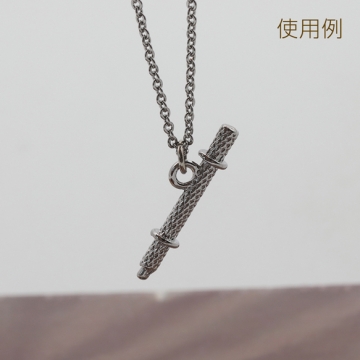 トレーニングチャーム スポーツ用品 スポーツジム フィットネス ミニチュア メタルチャーム 約6×23mm（6ヶ）