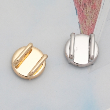 シャワー帯留め ラウンド型 銅製 帯留め金具 シャワー台 約20mm（1セット）